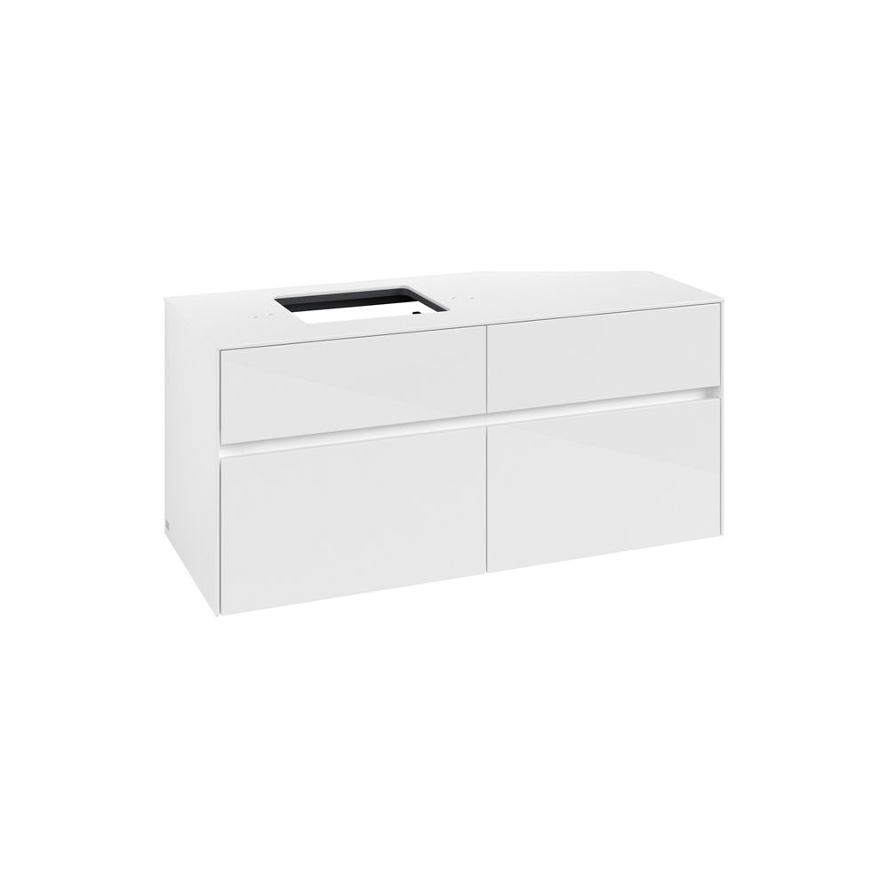 Villeroy & Boch Waschtischunterschrank Collaro C12900 1200x548x500mm Glossy White... VILLEROY-C12900DH 4065467214113 (Abb. 1)