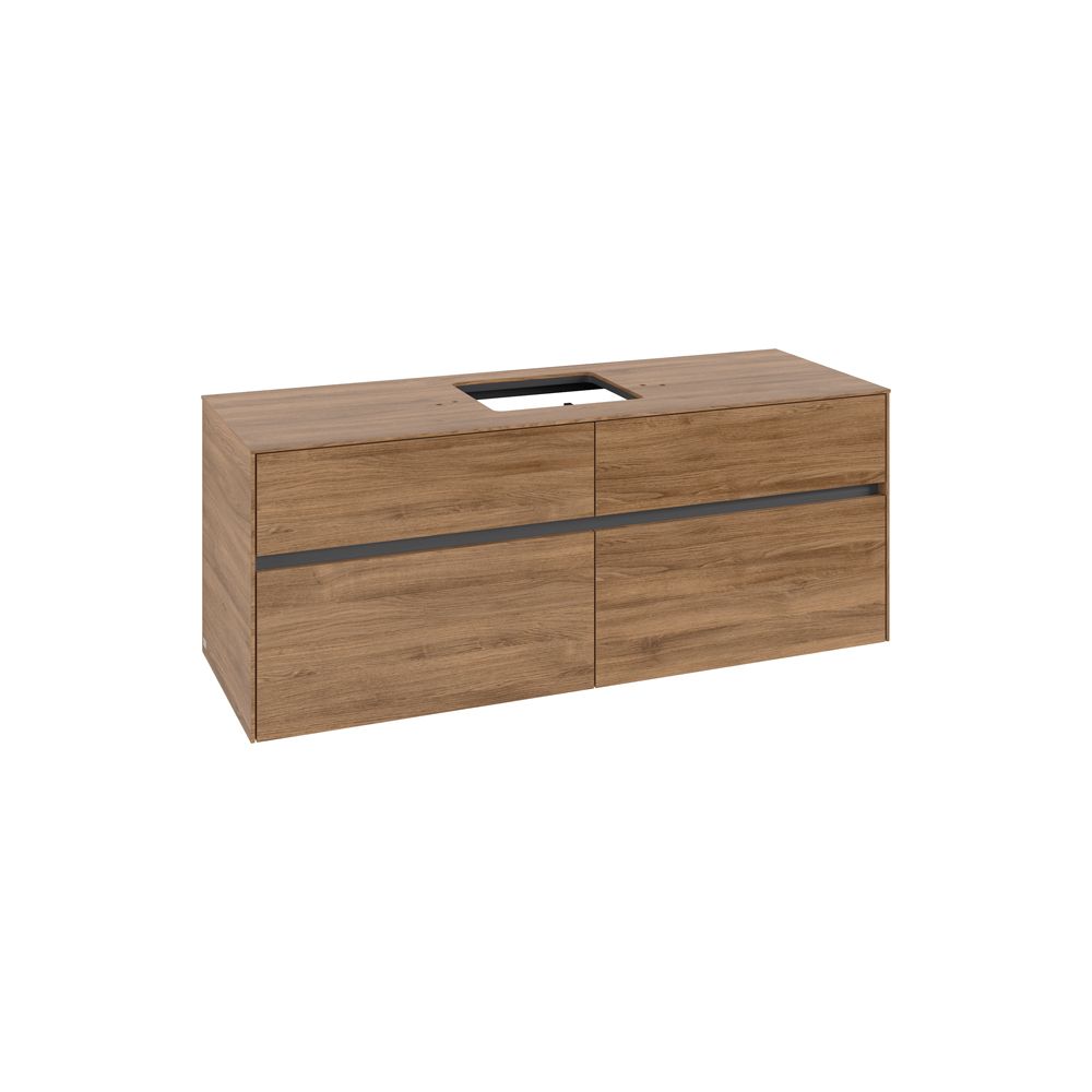 Villeroy & Boch Waschtischunterschrank Collaro C13100 1400x548x500mm Kansas Oak... VILLEROY-C13100RH 4065467214380 (Abb. 1)