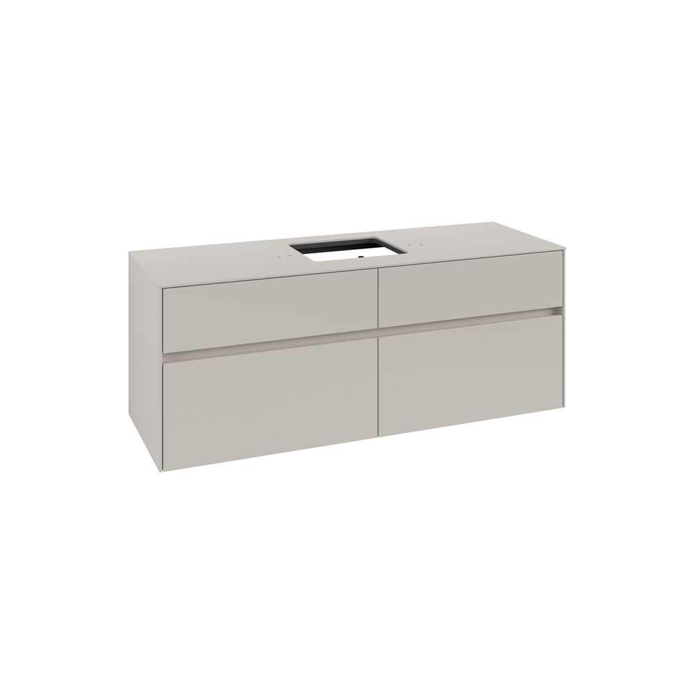 Villeroy & Boch Waschtischunterschrank Collaro C13100 1400x548x500mm Soft Grey... VILLEROY-C13100VK 4065467214434 (Abb. 1)