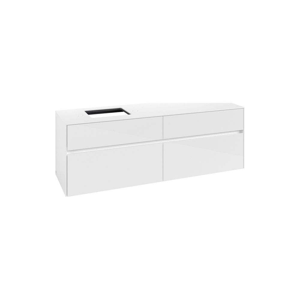 Villeroy & Boch Waschtischunterschrank Collaro C13500 1600x548x500mm Glossy White... VILLEROY-C13500DH 4065467214779 (Abb. 1)