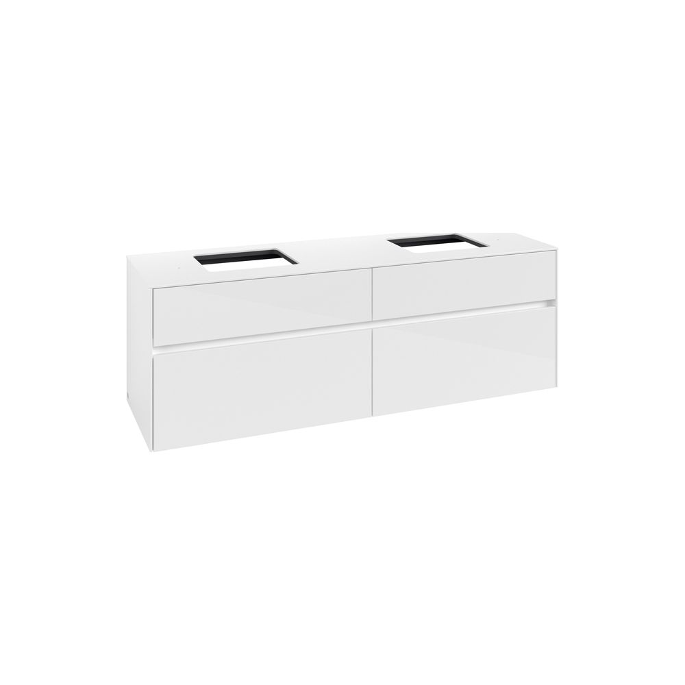 Villeroy & Boch Waschtischunterschrank Collaro C13700 1600x548x500mm Glossy White... VILLEROY-C13700DH 4065467214991 (Abb. 1)