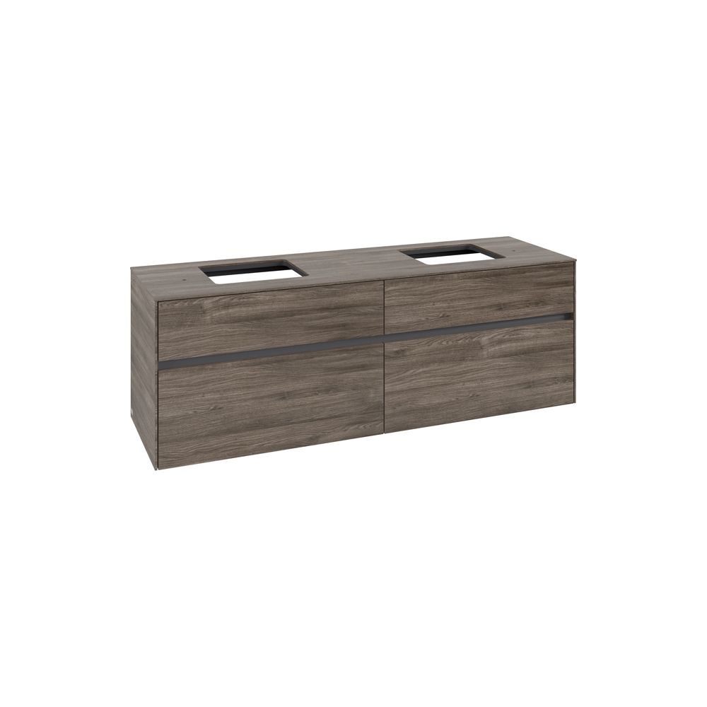 Villeroy & Boch Waschtischunterschrank Collaro C13700 1600x548x500mm Stone Oak... VILLEROY-C13700RK 4065467215059 (Abb. 1)