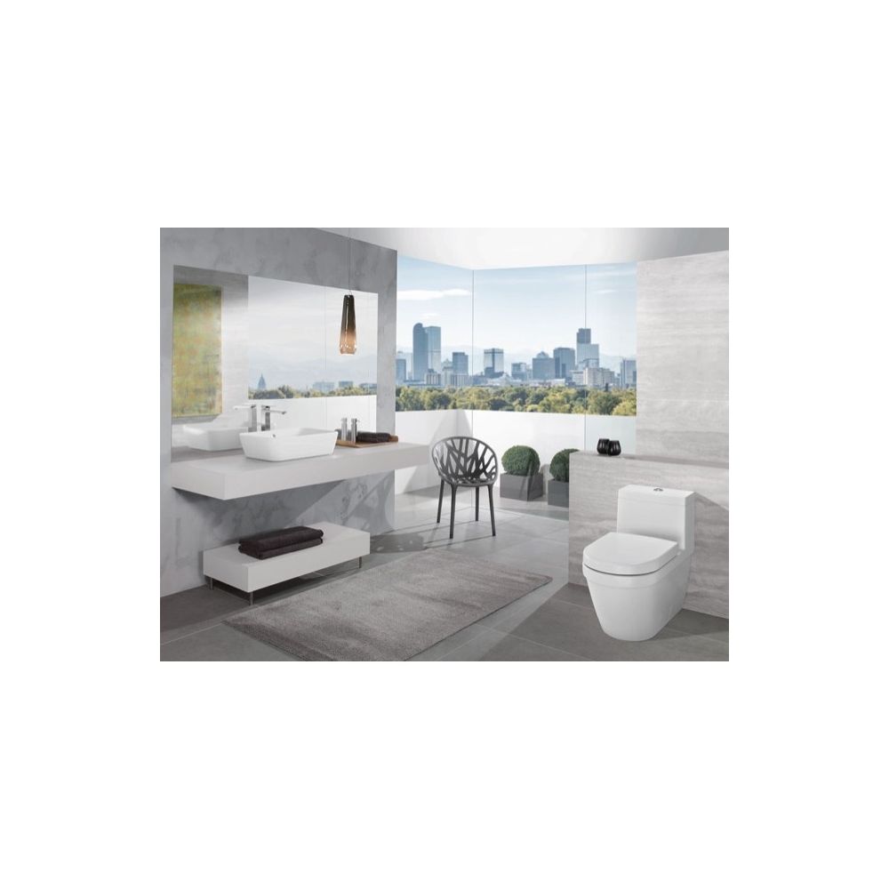 Villeroy & Boch WC-Sitz SlimSeat Architectura 379x454x49mm Oval SoftClosing QuickRel... VILLEROY-9M81S101 4051202317577 (Abb. 2)