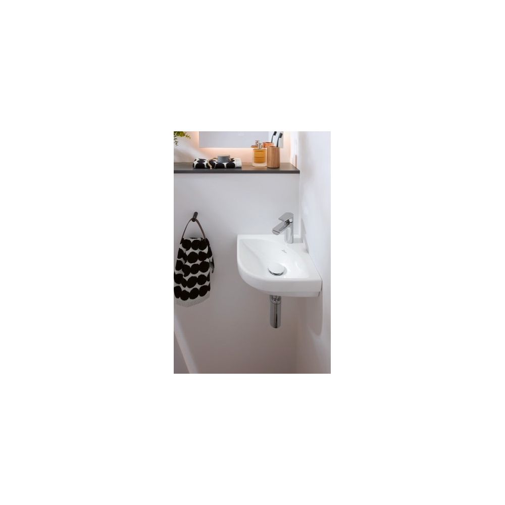 Villeroy & Boch Eck-Handwaschbecken Subway 3.0 320x320mm Viertelkreis 1 Hahnloch ohn... VILLEROY-437146R1 4062373816561 (Abb. 3)