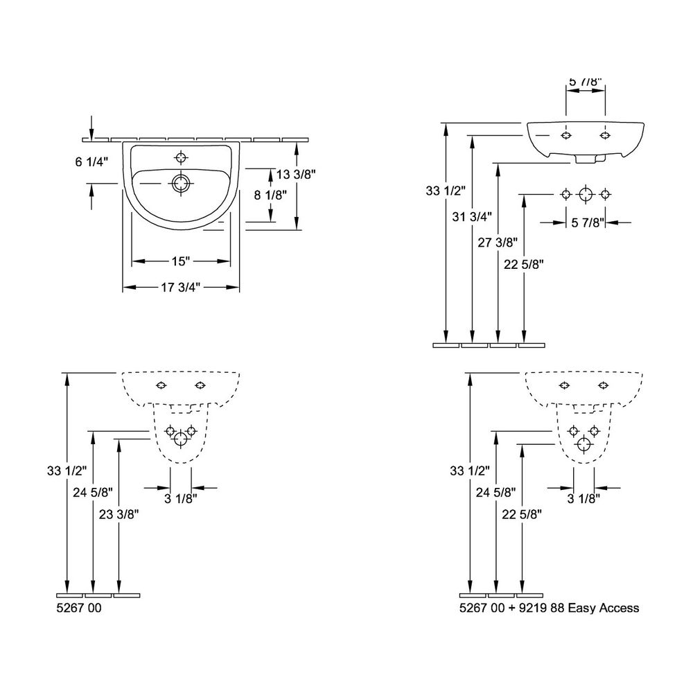 Villeroy & Boch Ablaufhaube O.novo 210x230x270mm Weiß Alpin... VILLEROY-52670001 4051202519674 (Abb. 5)