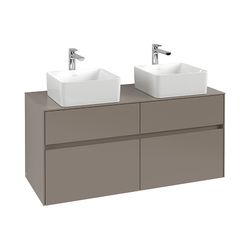 Villeroy & Boch Waschtischunterschrank Collaro C044 1200x548x500mm 4 Auszüge, für 2 ... VILLEROY-C04400E8 4062373729359 (Abb. 1)