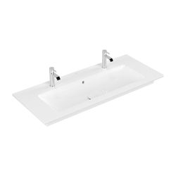 Villeroy & Boch Schrankwaschtisch Venticello 1200x500mm rechteckig 2 Hahnlöcher mit ... VILLEROY-4104CKR1 4051202268275 (Abb. 1)