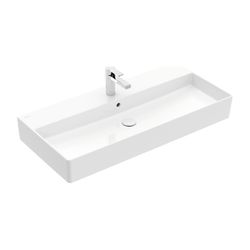 Villeroy & Boch Waschtisch Memento 2.0 1000x470mm rechteckig 1 Hahnloch mit Überlauf... VILLEROY-4A221GR1 4051202792541 (Abb. 1)