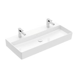 Villeroy & Boch Waschtisch Memento 2.0 1000x470mm rechteckig 2 Hahnlöcher ohne Überl... VILLEROY-4A221KR1 4051202792688 (Abb. 1)