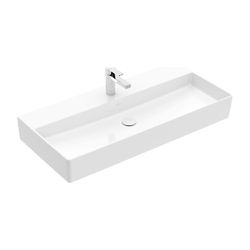 Villeroy & Boch Waschbecken Memento 2.0 1000x470mm Rechteck 1 Hahnloch ohne Überlauf... VILLEROY-4A22A201 4051202743970 (Abb. 1)