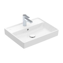 Villeroy & Boch Waschbecken Collaro 550x440mm rechteckig 1 Hahnloch mit Überlauf Wei... VILLEROY-4A3355R1 4051202864187 (Abb. 1)