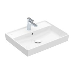 Villeroy & Boch Waschtisch Collaro 600x470mm rechteckig 1 Hahnloch mit Überlauf gesc... VILLEROY-4A336GR1 4051202864040 (Abb. 1)