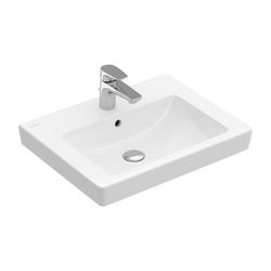 Villeroy & Boch Waschbecken Subway 2.0 711355 550x440mm Rechteck 1 Hahnloch mit Über... VILLEROY-71135501 4047289984221 (Abb. 1)