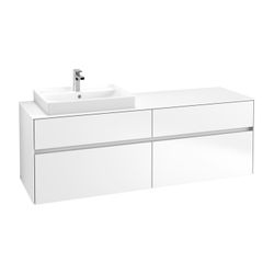 Villeroy & Boch Waschtischunterschrank Collaro C022 1600x548x500mm 4 Auszüge, Waschb... VILLEROY-C02200MS 4051202990220 (Abb. 1)