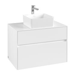 Villeroy & Boch Waschtischunterschrank Collaro C037 800x548x500mm 2 Auszüge, Waschti... VILLEROY-C03700MS 4062373728680 (Abb. 1)