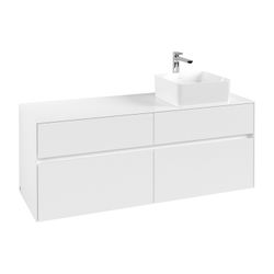 Villeroy & Boch Waschtischunterschrank Collaro C047 1400x548x500mm 4 Auszüge, Waschb... VILLEROY-C04700MS 4062373729687 (Abb. 1)