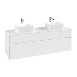 Villeroy & Boch Waschtischunterschrank Collaro C052 1600x548x500mm 4 Auszüge, für 2 ... VILLEROY-C05200MS 4062373730188 (Abb. 1)