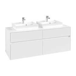 Villeroy & Boch Waschtischunterschrank Collaro 1400x548x500mm 4 Auszüge, für 2 Wasch... VILLEROY-C07600MS 4065467190394 (Abb. 1)