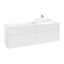 Villeroy & Boch Waschtischunterschrank Collaro 1600x548x500mm 4 Auszüge, Waschbecken... VILLEROY-C07900DH 4065467190691 (Abb. 1)