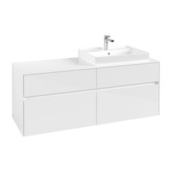 Villeroy & Boch Waschtischunterschrank Collaro C08600 1400x548x500mm 2 Auszüge, Wasc... VILLEROY-C08600DH 4065467191469 (Abb. 1)