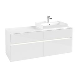 Villeroy & Boch Waschtischunterschrank Collaro C086B0 1400x548x500mm m. Beleucht. 2 ... VILLEROY-C086B0DH 4065467194101 (Abb. 1)