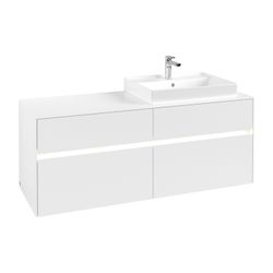 Villeroy & Boch Waschtischunterschrank Collaro C086B0 1400x548x500mm mit Beleuchtung... VILLEROY-C086B0MS 4065467194132 (Abb. 1)