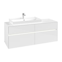 Villeroy & Boch Waschtischunterschrank Collaro C089B0 1400x548x500mm mit Beleuchtung... VILLEROY-C089B0DH 4065467194439 (Abb. 1)