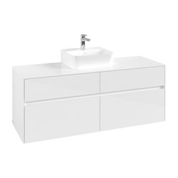 Villeroy & Boch Waschtischunterschrank Collaro C10000 1400x548x500mm Glossy White... VILLEROY-C10000DH 4065467212683 (Abb. 1)