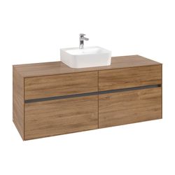 Villeroy & Boch Waschtischunterschrank Collaro C10000 1400x548x500mm Kansas Oak... VILLEROY-C10000RH 4065467212737 (Abb. 1)