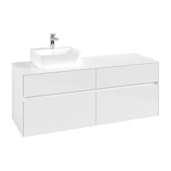 Villeroy & Boch Waschtischunterschrank Collaro C10100 1400x548x500mm Glossy White... VILLEROY-C10100DH 4065467212799 (Abb. 1)