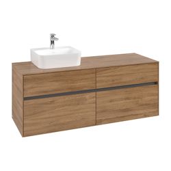 Villeroy & Boch Waschtischunterschrank Collaro C10100 1400x548x500mm Kansas Oak... VILLEROY-C10100RH 4065467212843 (Abb. 1)