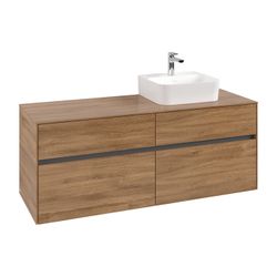 Villeroy & Boch Waschtischunterschrank Collaro C10200 1400x548x500mm Kansas Oak... VILLEROY-C10200RH 4065467212959 (Abb. 1)