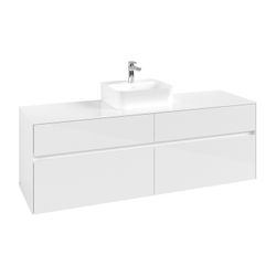 Villeroy & Boch Waschtischunterschrank Collaro C10400 1600x548x500mm Glossy White... VILLEROY-C10400DH 4065467213123 (Abb. 1)