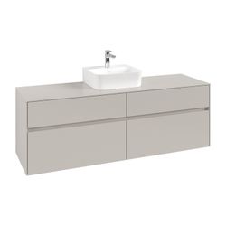 Villeroy & Boch Waschtischunterschrank Collaro C10400 1600x548x500mm Soft Grey... VILLEROY-C10400VK 4065467213222 (Abb. 1)