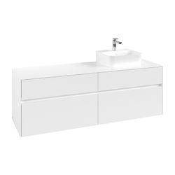 Villeroy & Boch Waschtischunterschrank Collaro C10600 1600x548x500mm White Matt... VILLEROY-C10600MS 4065467213376 (Abb. 1)