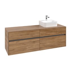 Villeroy & Boch Waschtischunterschrank Collaro C10600 1600x548x500mm Kansas Oak... VILLEROY-C10600RH 4065467213390 (Abb. 1)