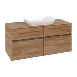 Villeroy & Boch Waschtischunterschrank Collaro C11200 1200x548x500mm Kansas Oak... VILLEROY-C11200RH 4065467215592 (Abb. 1)