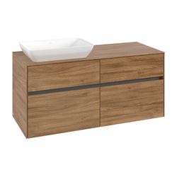 Villeroy & Boch Waschtischunterschrank Collaro C11300 1200x548x500mm Kansas Oak... VILLEROY-C11300RH 4065467215707 (Abb. 1)