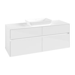 Villeroy & Boch Waschtischunterschrank Collaro C11600 1400x548x500mm Glossy White... VILLEROY-C11600DH 4065467215981 (Abb. 1)