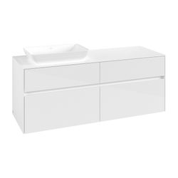 Villeroy & Boch Waschtischunterschrank Collaro C11700 1400x548x500mm Glossy White... VILLEROY-C11700DH 4065467216094 (Abb. 1)