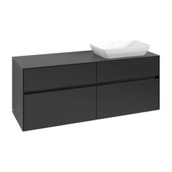 Villeroy & Boch Waschtischunterschrank Collaro C11800 1400x548x500mm Black Matt Lacq... VILLEROY-C11800PD 4065467216247 (Abb. 1)