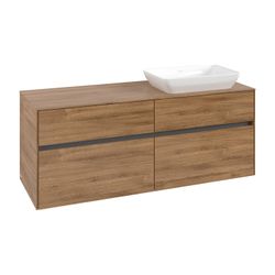 Villeroy & Boch Waschtischunterschrank Collaro C11800 1400x548x500mm Kansas Oak... VILLEROY-C11800RH 4065467216254 (Abb. 1)