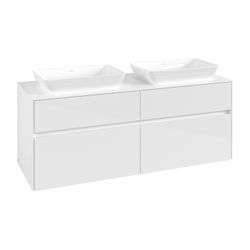 Villeroy & Boch Waschtischunterschrank Collaro C11900 1400x548x500mm Glossy White... VILLEROY-C11900DH 4065467216315 (Abb. 1)