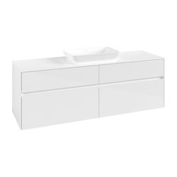 Villeroy & Boch Waschtischunterschrank Collaro C12000 1600x548x500mm Glossy White... VILLEROY-C12000DH 4065467216421 (Abb. 1)