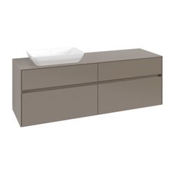 Villeroy & Boch Waschtischunterschrank Collaro C12100 1600x548x500mm Truffle Grey... VILLEROY-C12100VG 4065467216605 (Abb. 1)