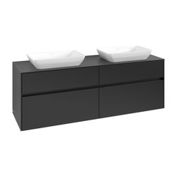 Villeroy & Boch Waschtischunterschrank Collaro C12300 1600x548x500mm Black Matt Lacq... VILLEROY-C12300PD 4065467216797 (Abb. 1)