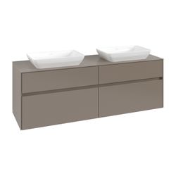 Villeroy & Boch Waschtischunterschrank Collaro C12300 1600x548x500mm Truffle Grey... VILLEROY-C12300VG 4065467216827 (Abb. 1)