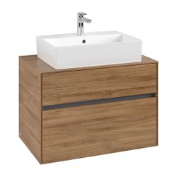 Villeroy & Boch Waschtischunterschrank Collaro C12400 800x548x500mm Kansas Oak... VILLEROY-C12400RH 4065467213611 (Abb. 1)