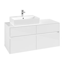 Villeroy & Boch Waschtischunterschrank Collaro C12900 1200x548x500mm Glossy White... VILLEROY-C12900DH 4065467214113 (Abb. 1)