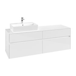 Villeroy & Boch Waschtischunterschrank Collaro C13500 1600x548x500mm Glossy White... VILLEROY-C13500DH 4065467214779 (Abb. 1)